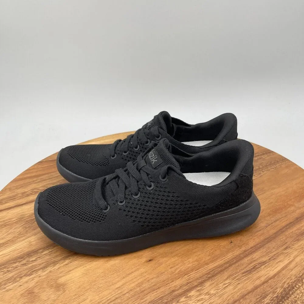 Kizik Lima Shoes Womens Size 7 Black Casual Athletic Running Comfort Sneakers